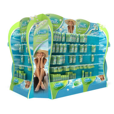 brend-zone (pallet layout) modular stock for female razors and cosmetics