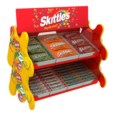 modular counter display for cash desk zone, for sweets