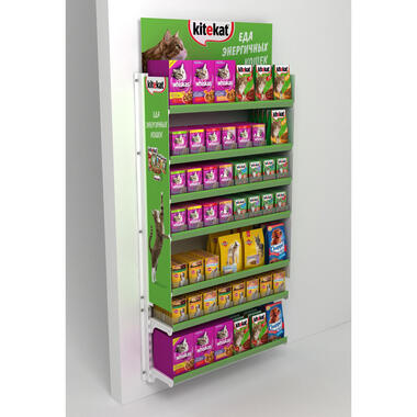 hanging display for pet food