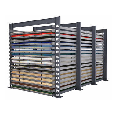 warehouse storage and trade racks (island)